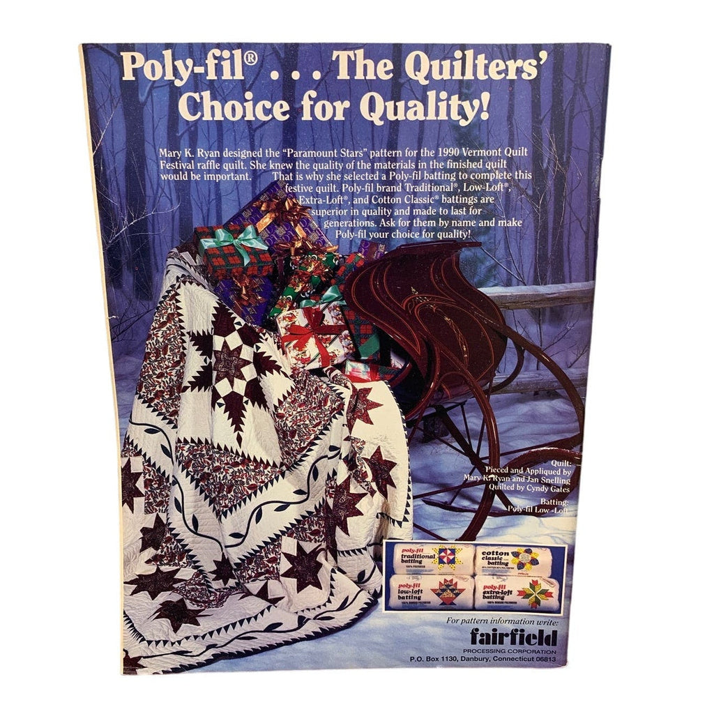 Vintage March 1992 Quilting International Single Issue Magazine American Crafts