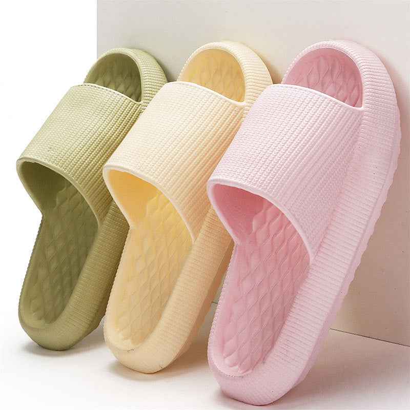 Women's EVA Slippers - Rhombus Stripe Anti-Slip Summer Slides