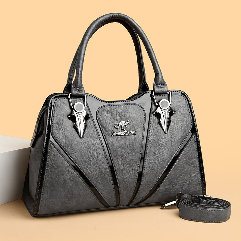 Women's Retro Shoulder Handbag | European & American Style PU Leather Bag