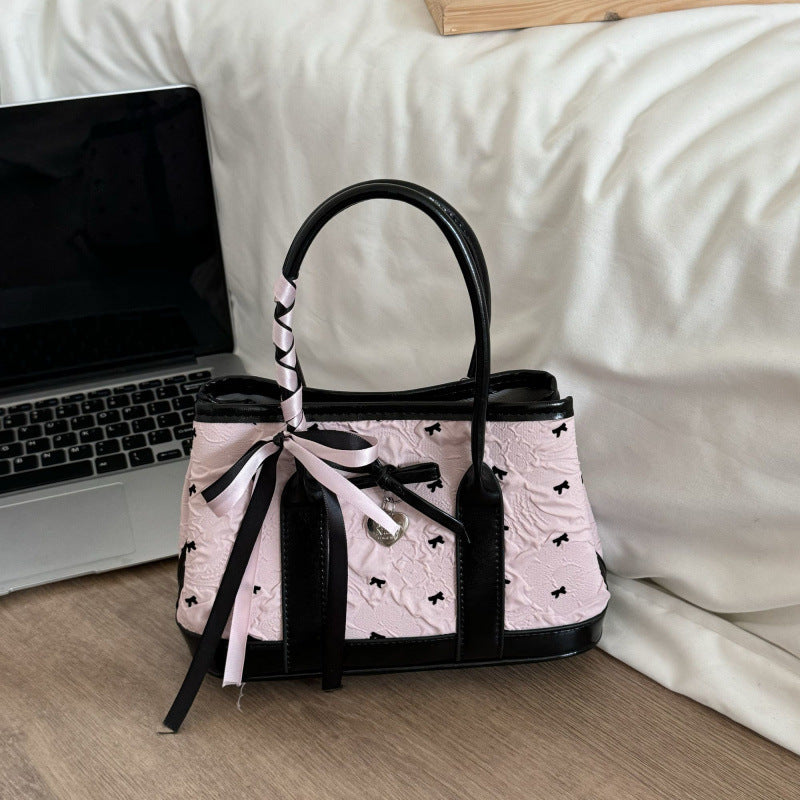 Women's Bucket Handbag – PU Leather Structured Bag with Zipper Pocket | Sarah Express