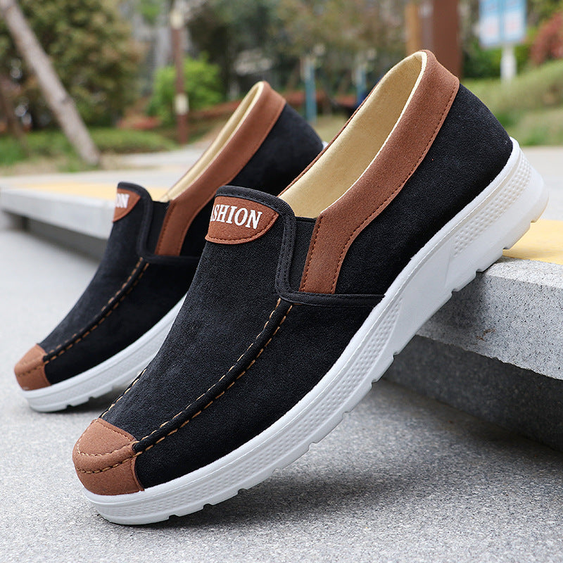 Men's Breathable Slip-On Canvas Shoes
