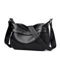Women's Top-Grain Genuine Leather Crossbody Bag – Large Capacity Minimalist Shoulder Bag
