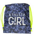 Athleta Girl Dark Blue Tie Dye 100% Polyester Drawstring Close String Backpack