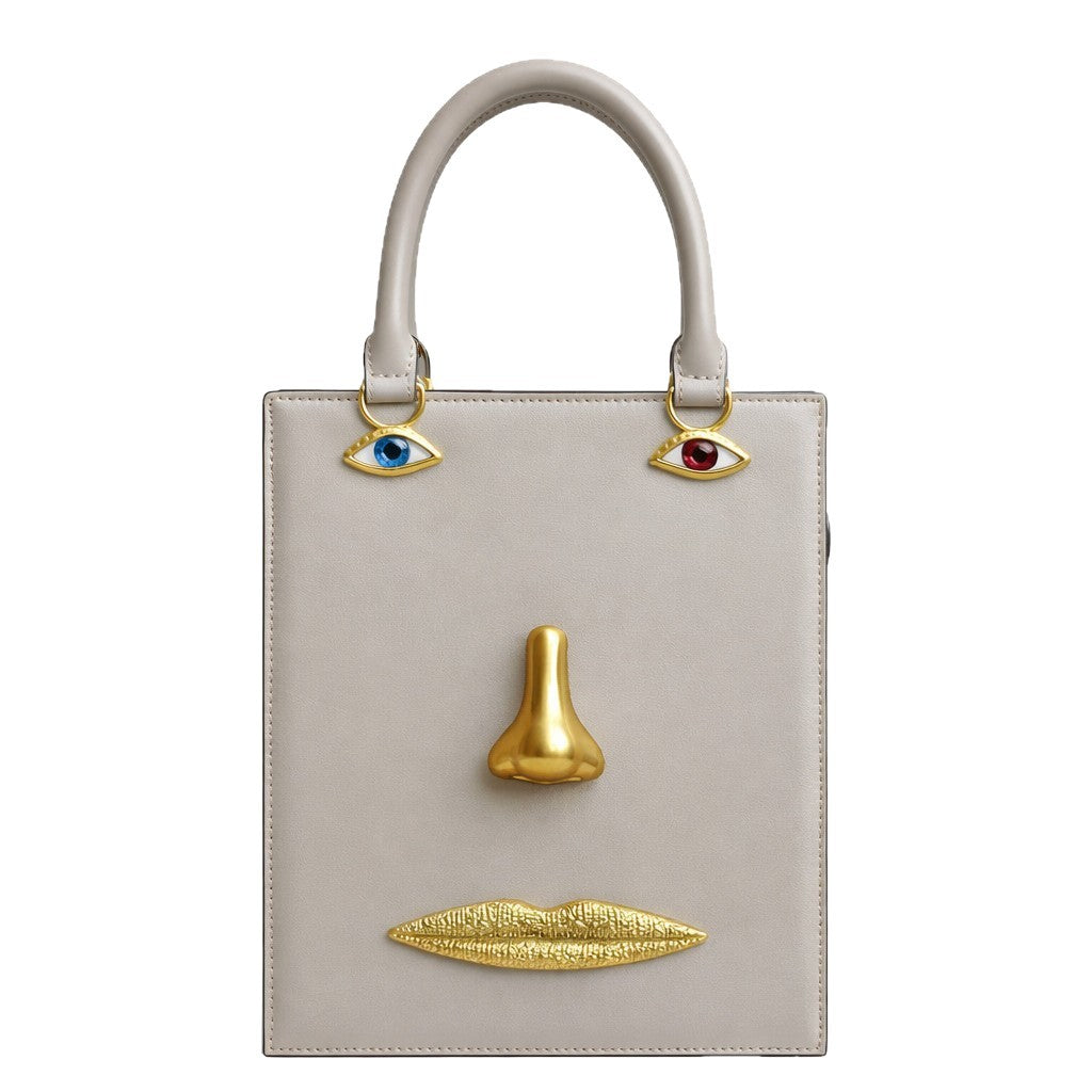 Women's Luxury PU Leather Shoulder Handbag - Compact Crossbody Bag with 3D Pocket