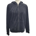 Comfort Zone Womens XL Black PolyCotton Long Sleeve Full Zip Hooded Jacket