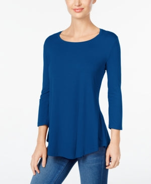 JM Collection Petite Scoop-Neck Top, Choose Sz/Color