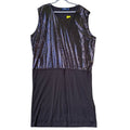 New Eloquii Womens Plus Size 24 Black Polyester Sequin Sleeveless Shift Dress