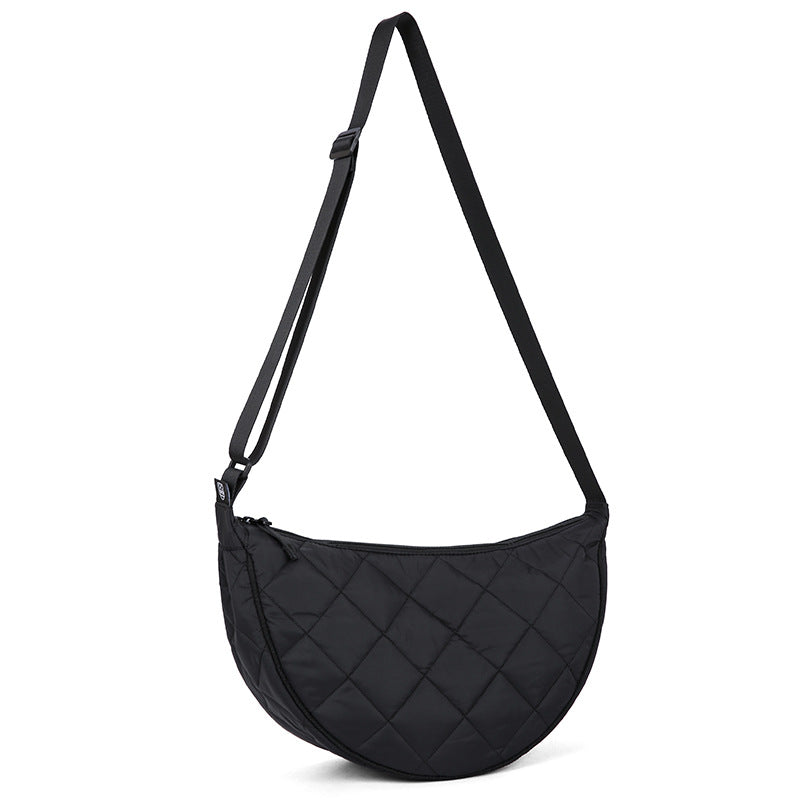 Women's High-Capacity Nylon Crossbody Shoulder Bag – Lightweight Everyday Bag