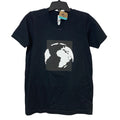 New Upcycled Hand Printed Youth Large Save Planet Earth Short Sleeve Tee Shirt