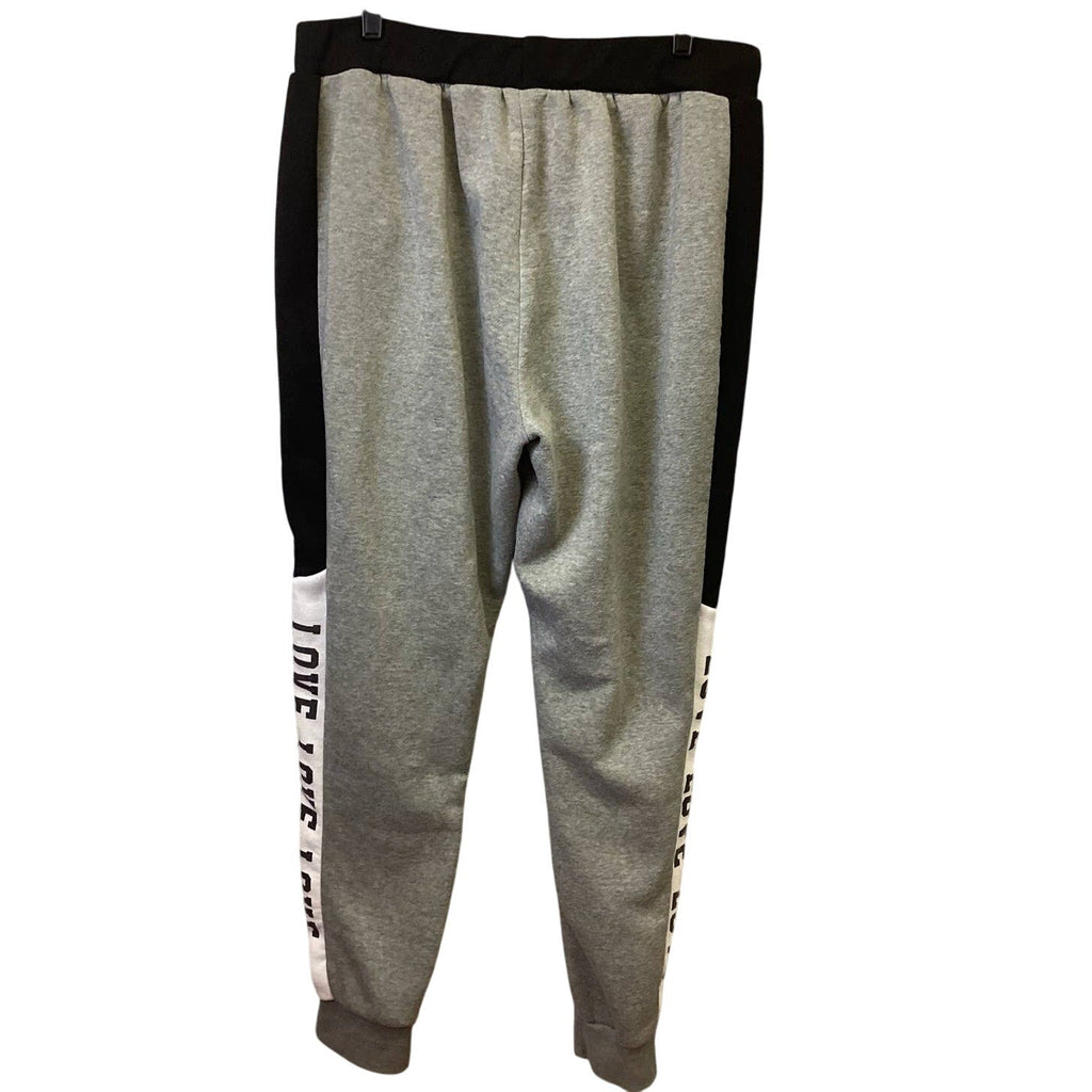 Bobbie Brooks Plus Size 2X Love Love Love Drawstring Elastic Waist Sweatpants