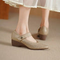 Women’s Retro Pointed High Heels