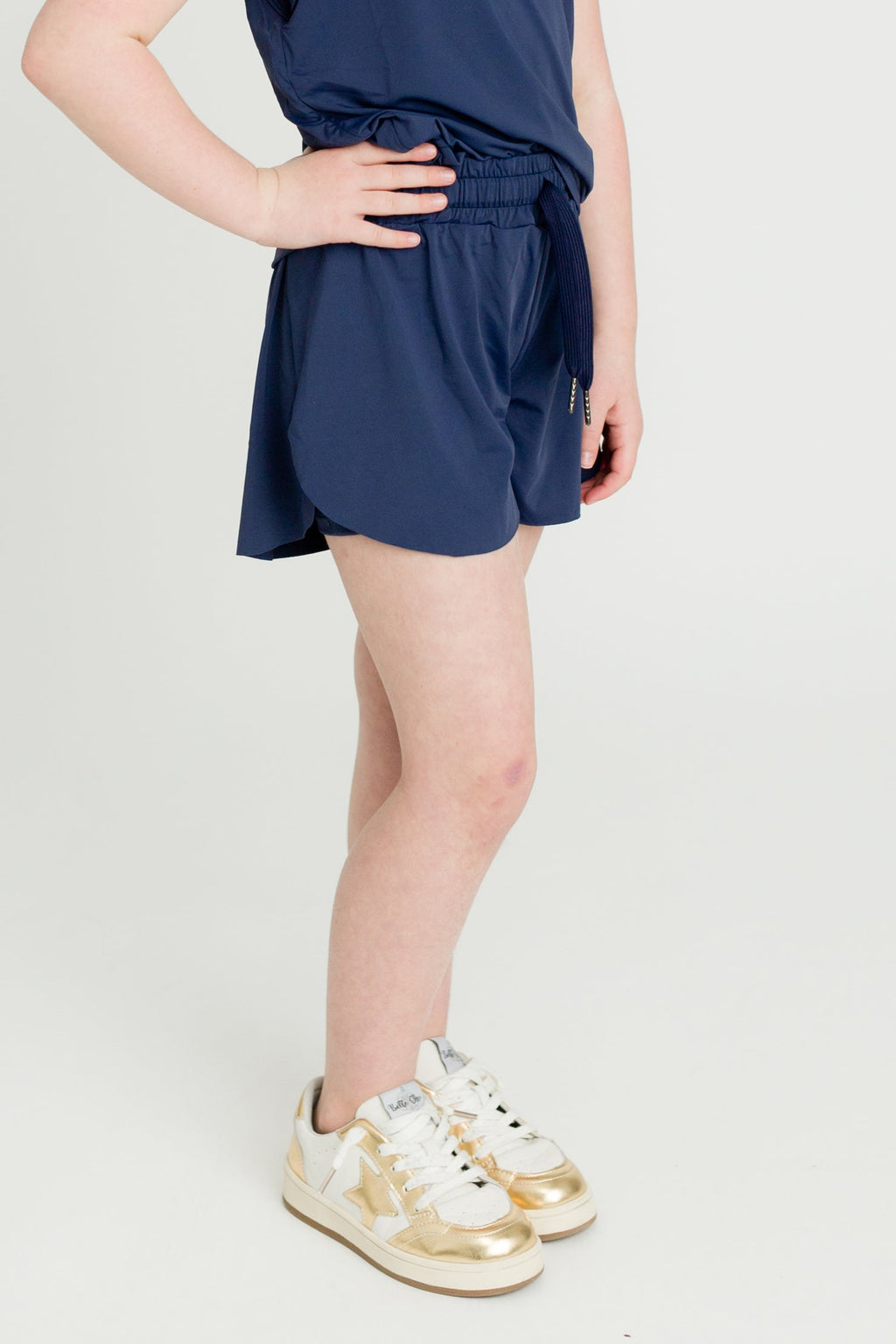 Navy Blue Butterfly Shorts