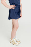 Navy Blue Butterfly Shorts