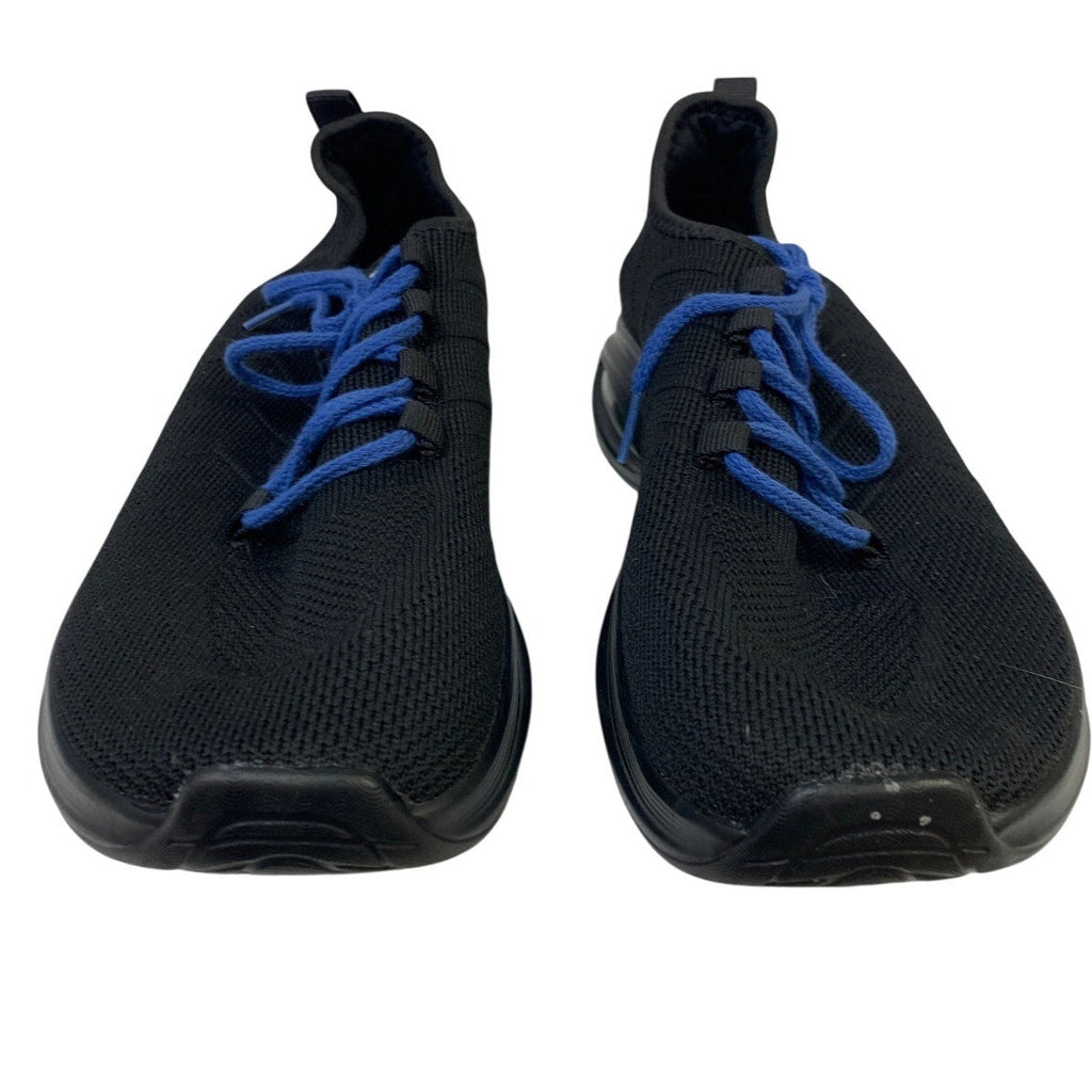 Rollstep Mens Size 8 Black Sneakers Lace Up Round Toe Air Cushion Athletic Shoes