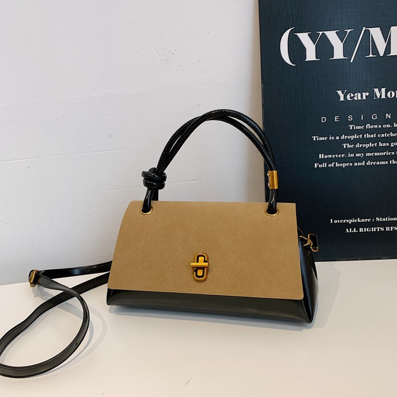 Vintage PU Leather Tote Bag