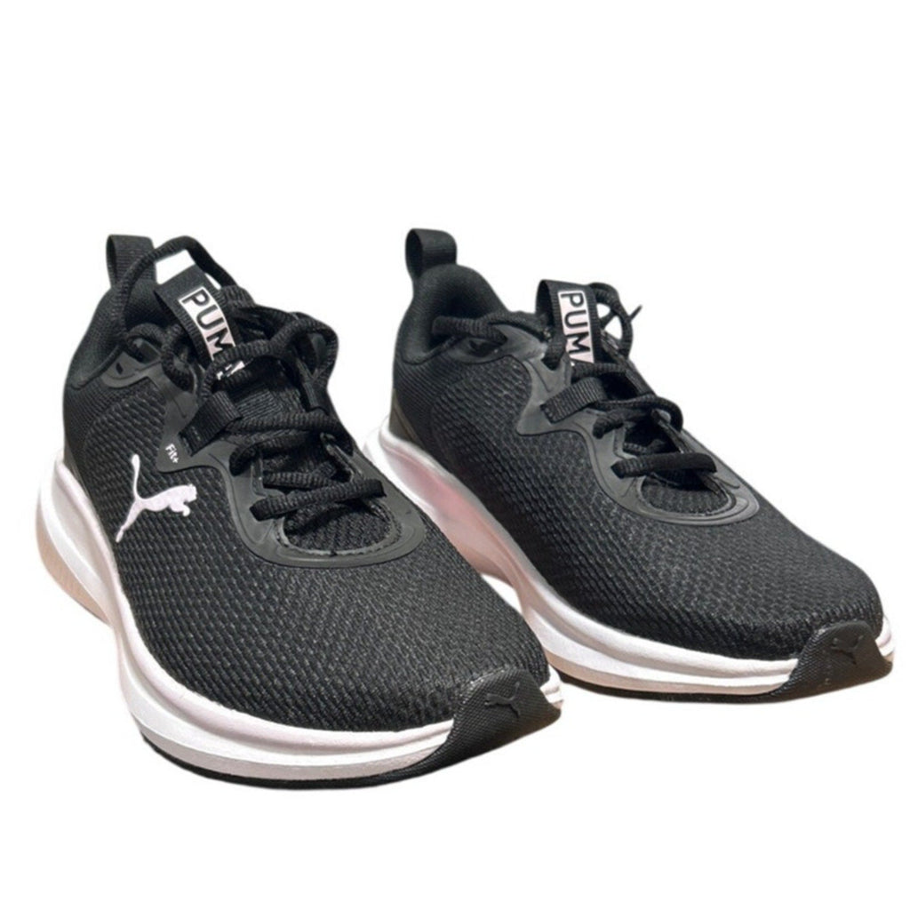 Puma Womens Size 7 Black White Lace Up Skyrocket Sneaker Athletic Tennis Shoes