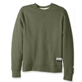 New Champion Mens Large Army Green Sueded Fleece Pullover Crew Neck Sweatshirt