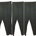 Lot of 3 Perry Ellis Portfolio 40 X 30 Basic Black Flat Front Dress Pants