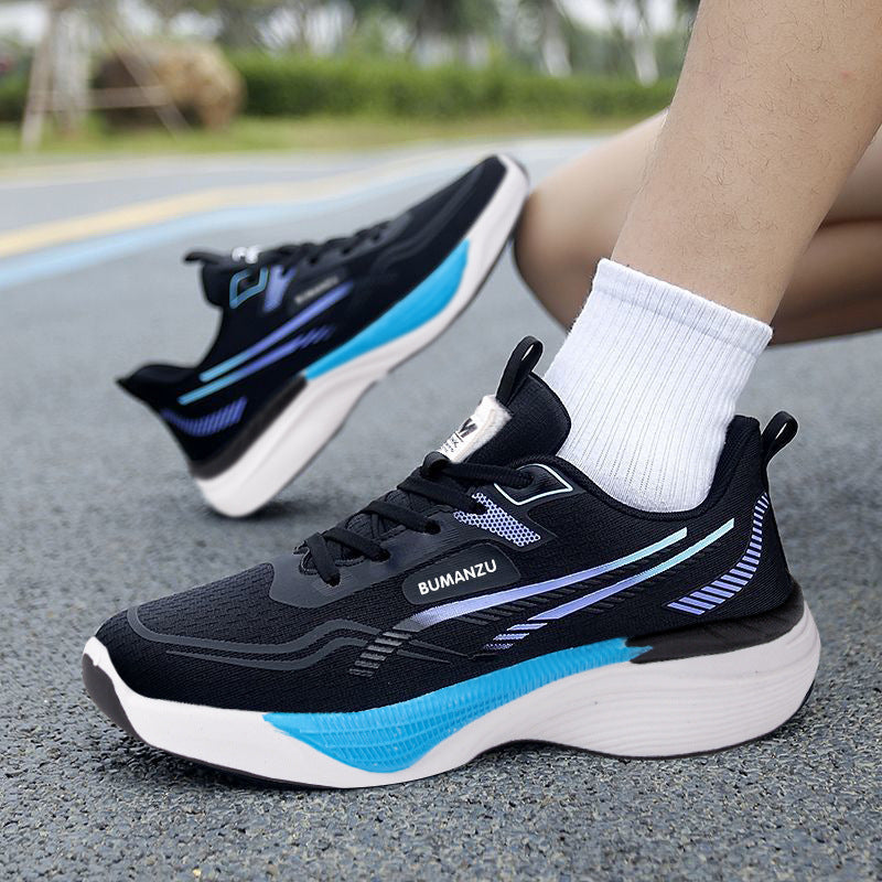 Men's Breathable Mesh Running Sneakers – Non-Slip Outdoor Athletic Shoes