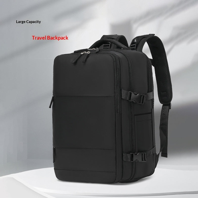 Men's Waterproof Laptop Backpack | Travel & Business Nylon Bag with Dry-Wet Separation