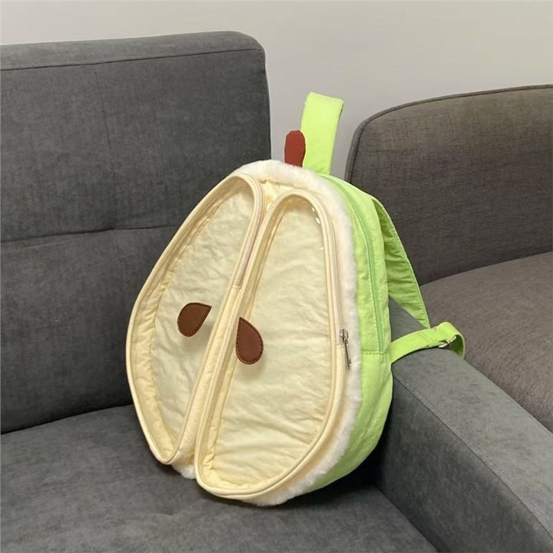 Women's Plush Backpack – Lightweight High-Capacity Bag