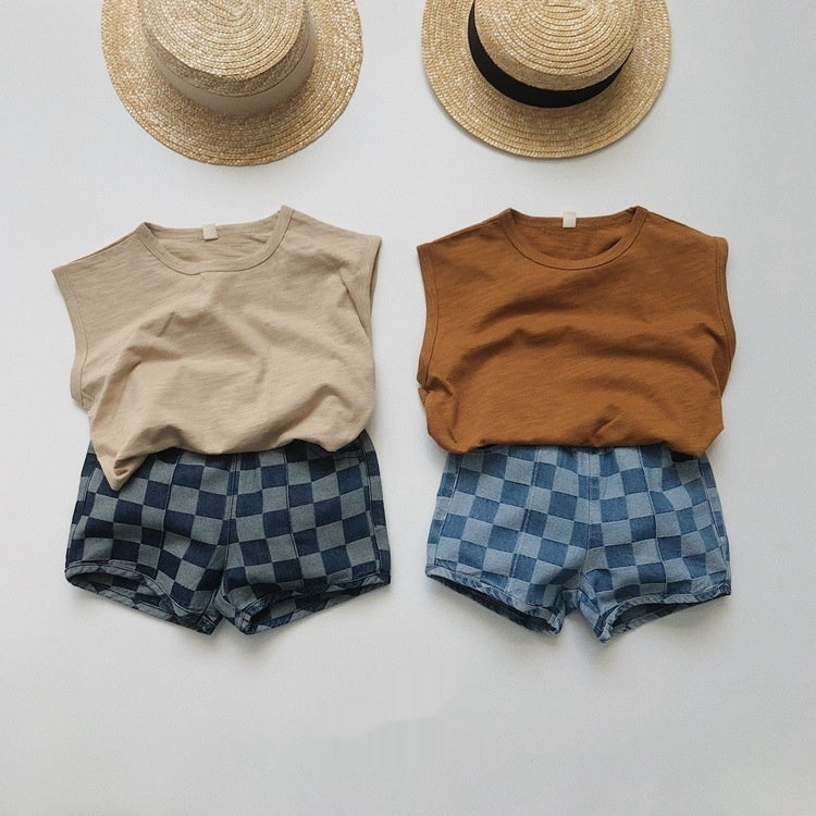 Boys And Girls All-match Retro Casual Pants
