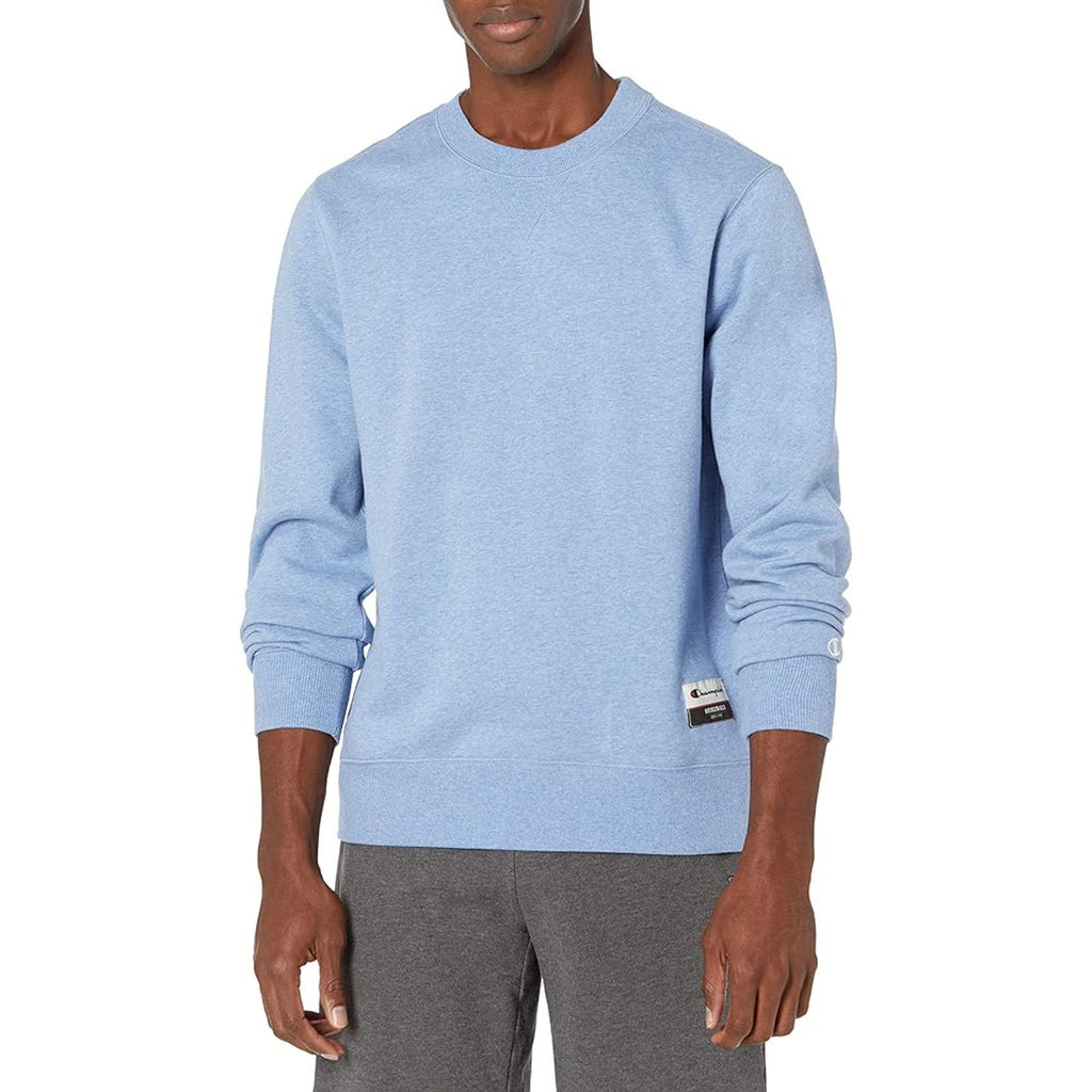 New Champion Unisex Small Blue Pullover Sweatshirt w Bonus Plaid Flannel Hoodie