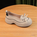 Retro Slip-On Thick-Sole Height-Increasing Casual Shoes