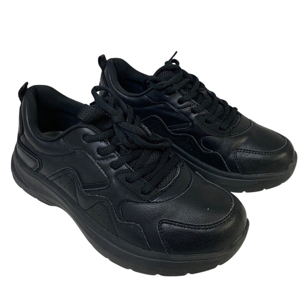 Treesky Work Mens Size 6.5 Black Sneakers Lace Up Low Top Slip Resistant Shoes