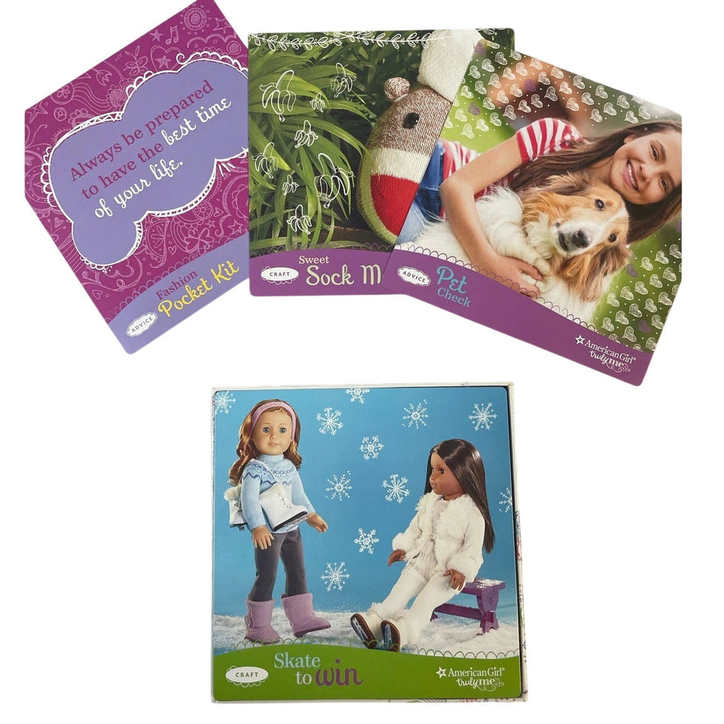 2015 American Girl Doll Truly Me 48 Activity Card Boxed Spinner Wheel Game