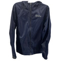 New Eddie Bauer Mens Medium Navy Blue Rippac Zip Up Weather Edge Pro Rain Jacket