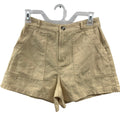 New Universal Thread Womens Size 8 100% Cotton Khaki Front Pocket Short Shorts