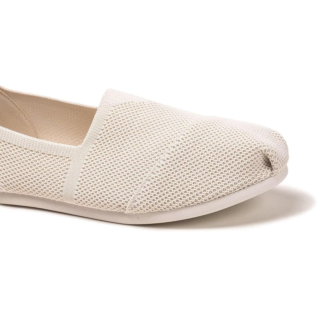 Frank Mully Womens Size 7.5 Off White Flat Slip On Closed Round Toe Loafer Shoes