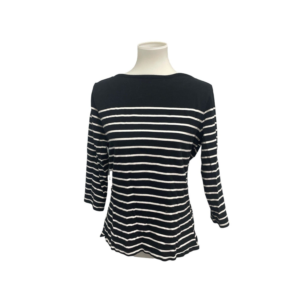 Time & Tru Faded Glory Womens Large Long Sleeve Boat Crew Neck Blouse Top