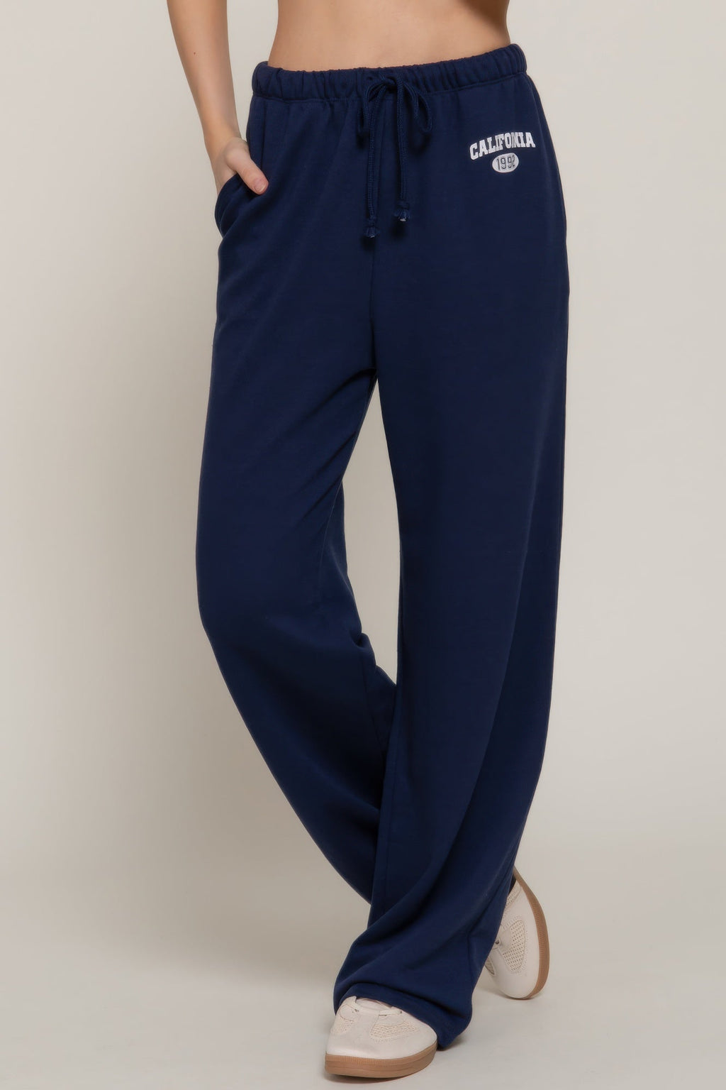 Waistband Print Detail Sweatpants