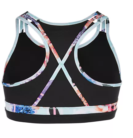Ideology Big Girls Printed-Trim Sports Bra