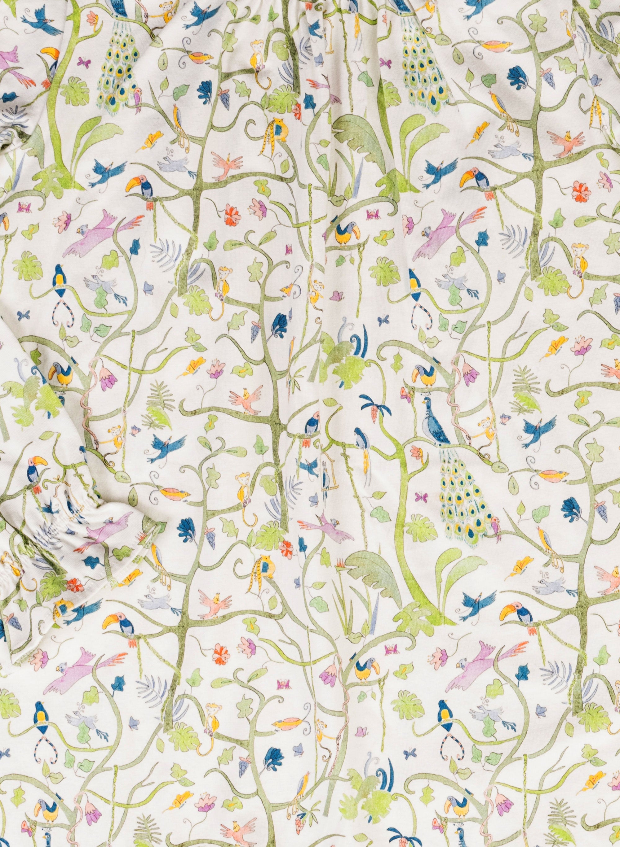 Sunday Morning Lounge Dress - Tropical Garden