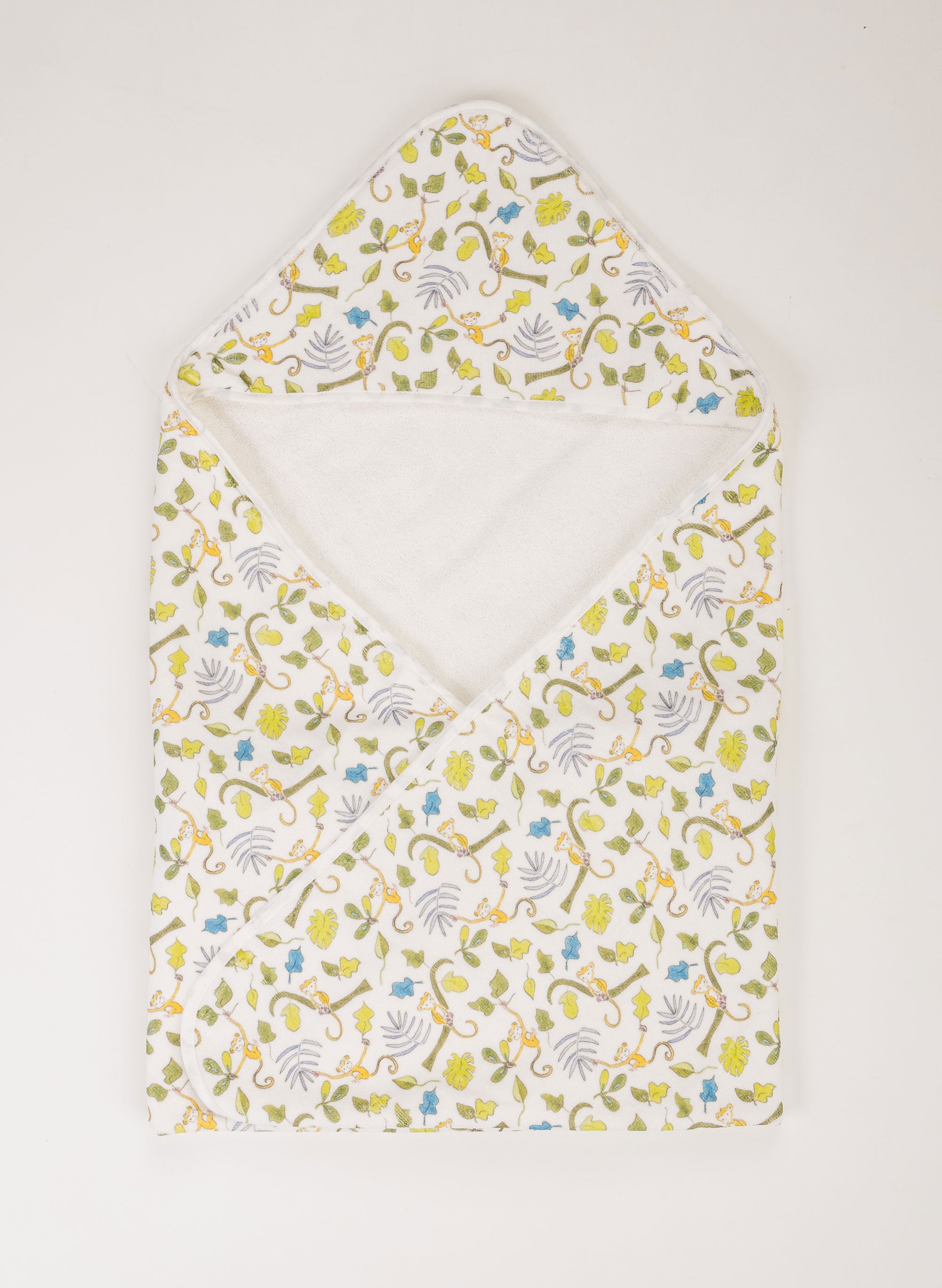 Hooded Bath Towel - Happy Monkey