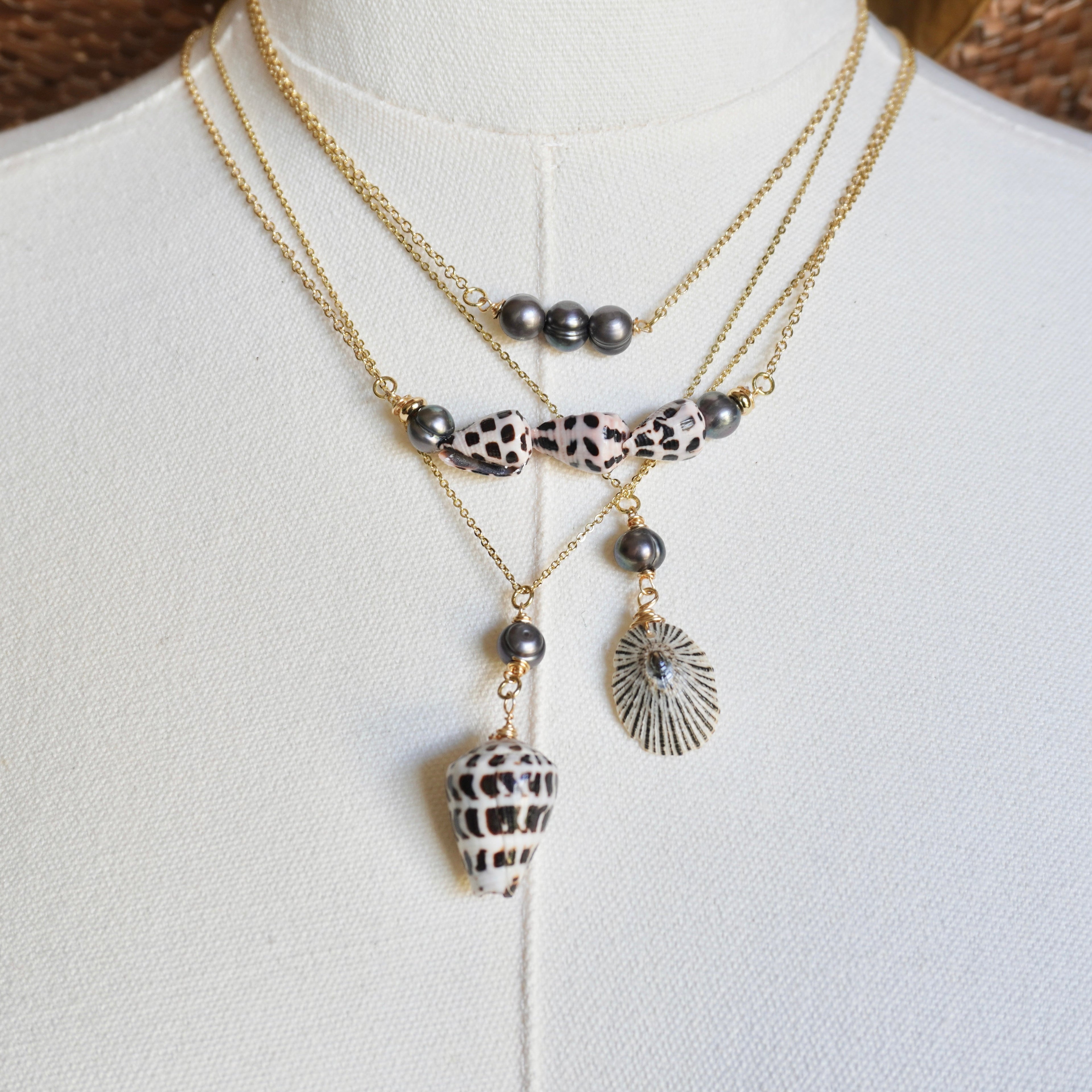 Coco Eve Tahitian Pearl Drop Necklaces