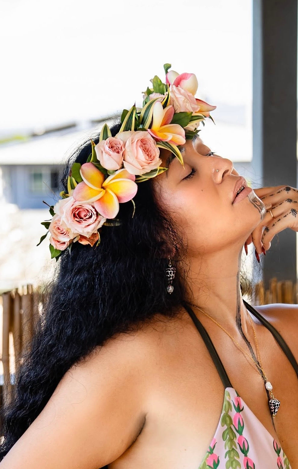 Fresh Tropical Flower Crown (Lei Po’o)