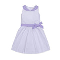 Organic Seersucker Peter Pan Collar Dress - Baby