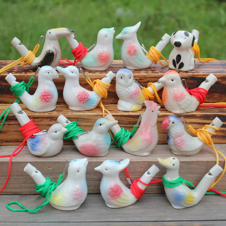 Ceramic Whistle Waterbird Ocarina