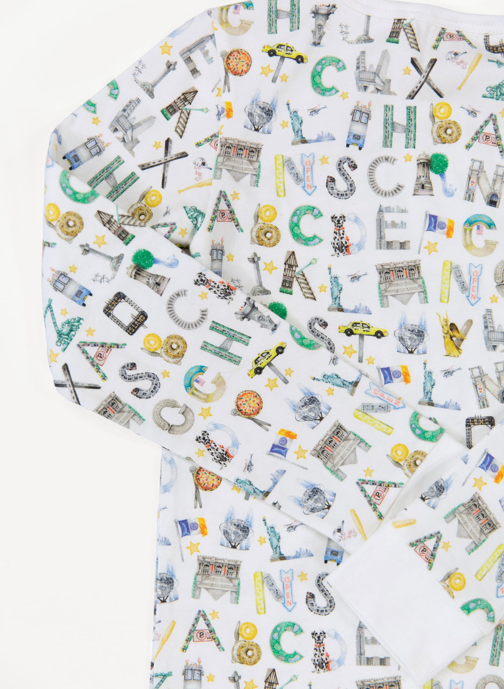 Two Piece Pajamas - NYC Alphabet Soup