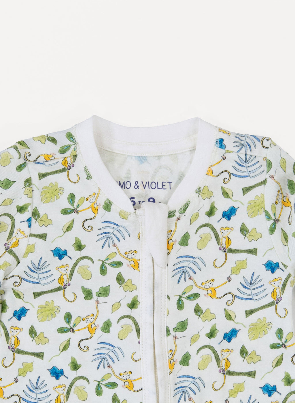 Zippered One-Piece - Happy Monkey