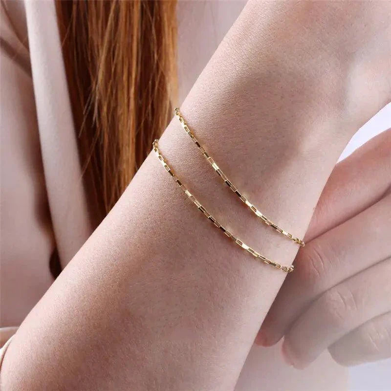 Luxury Gold Chain Bracelet Handcrafted