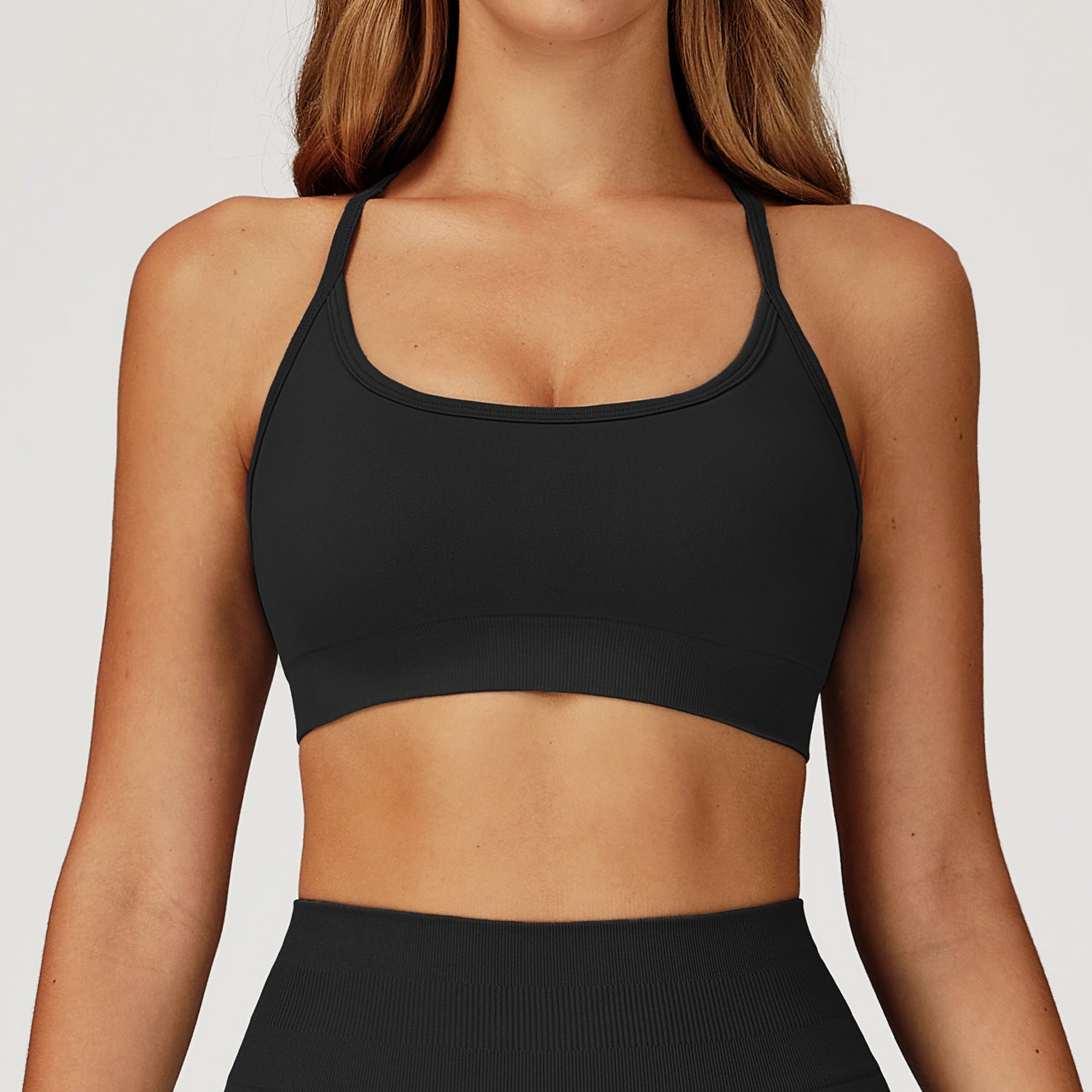 Seamless Yoga Bra Beauty Back Quick Drying High Grade Sports Underwear Women Running Sports Fitness Top