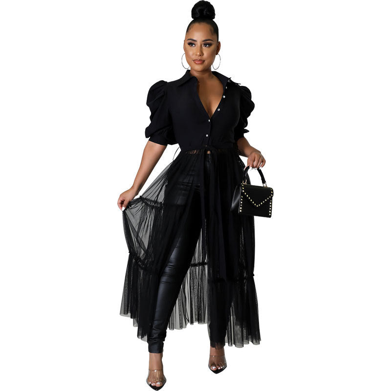 Women Wear Shirt Short Sleeve Shirt Niche Slightly Casual Summer
