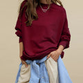 Sweatshirt Coat Women Loose Casual Brand Round Neck Top Women Commuting Wear High Grade