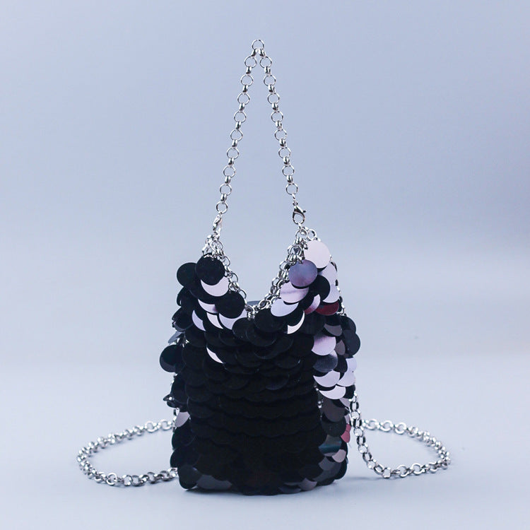 Sequin Mobile Phone Bag Niche Fairy Shiny Bright Small Exquisite Portable Messenger Bag