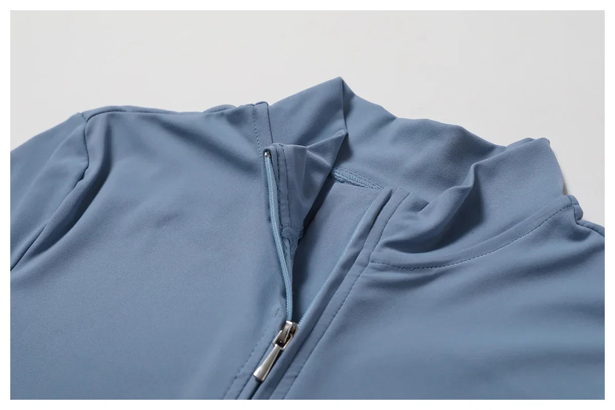 Yoga Jumpsuit Long Sleeved Zipper Rompers